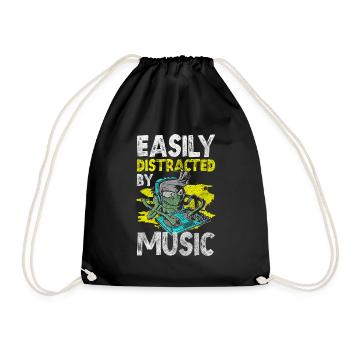 Music Sheet Music Musikverein Music Style - Drawstring Bag - black - Front