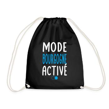 Mode Bourgogne Activé - Idée Cadeau - Sac de sport léger - noir - Devant