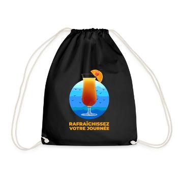 Rafraichissez votre journée - Sac de sport léger - noir - Devant