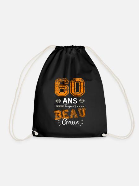 60 ans toujours beau gosse, anniversaire 60 ans - Sac de sport léger - noir