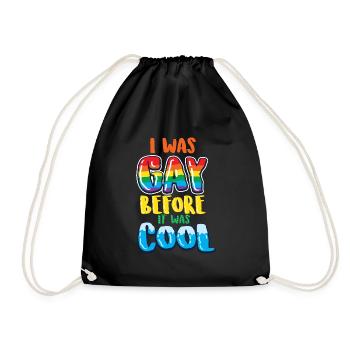 Gay Pride Gay Lesbienne LGBT LGBTQ cadeau - Sac de sport léger - noir - Devant