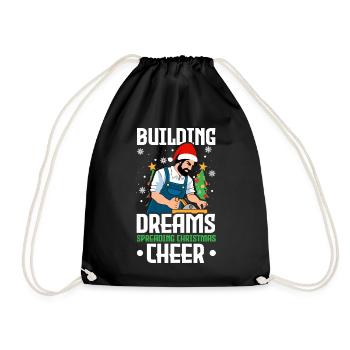 Jingle Bells Healthy Teeth Swells Dentist Dentist - Drawstring Bag - black - Front