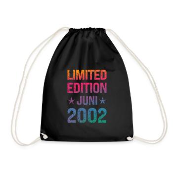 Fête d’anniversaire en édition limitée Vintage 2002 - Sac de sport léger - noir - Devant