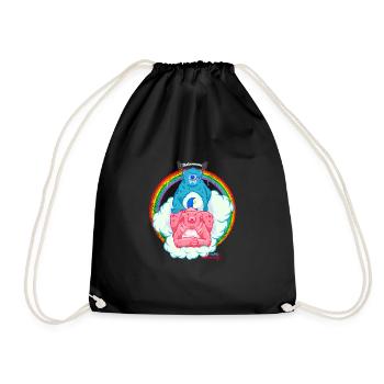 Ours coquins - Sac de sport léger - noir - Devant