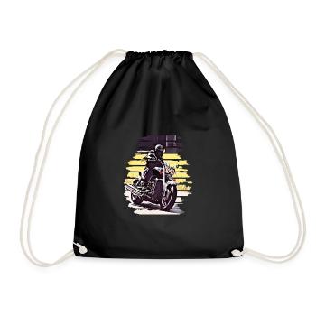 Tour de moto en virage Rocket 3 - Sac de sport léger - noir - Devant