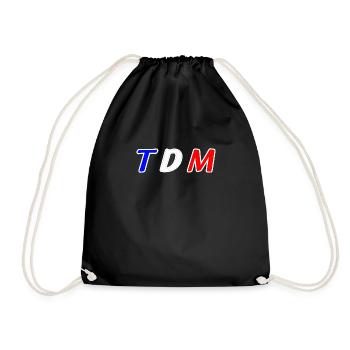 Tdm - Turnbeutel - Schwarz - Vorne