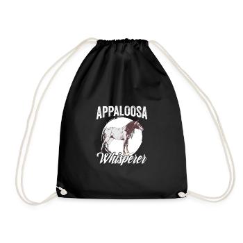 Funny Appaloosa Whisperer For An Appaloosa Horse - Turnbeutel - Schwarz - Vorne