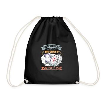 Rétro Prévisions d’aujourd’hui 100% De Chances De Mahjong A - Sac de sport léger - noir - Devant