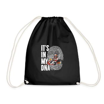 It's In My DNA Awesome Go-Kart Racing For Karting - Drawstring Bag - black - Front