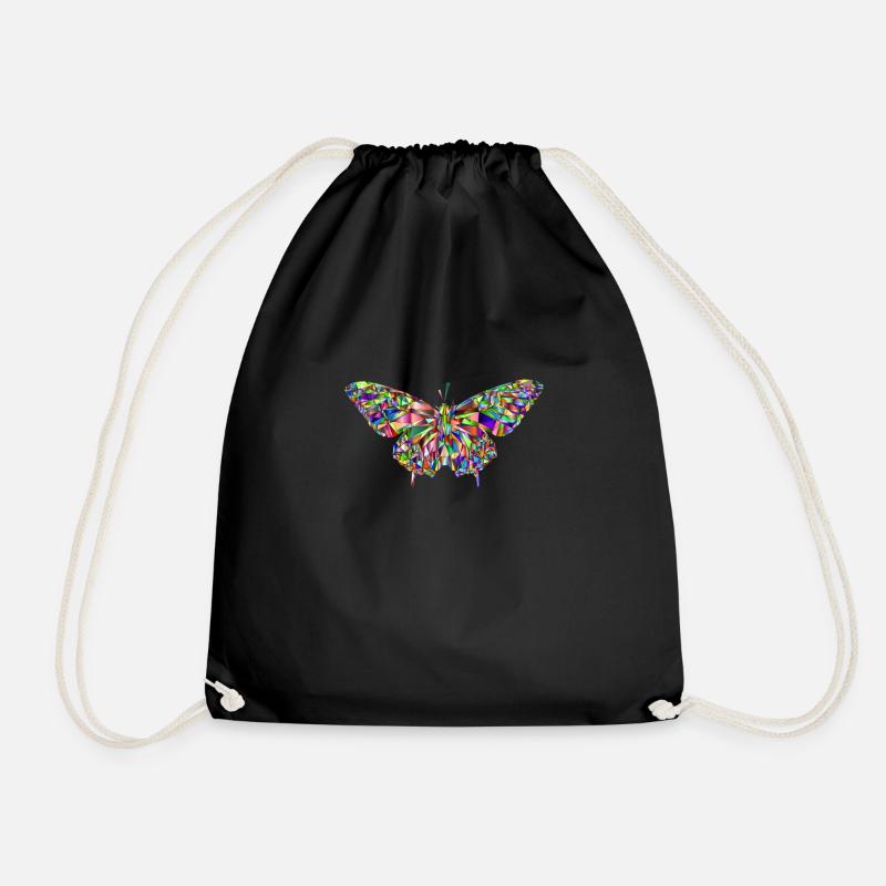 schmetterling - Turnbeutel - Schwarz