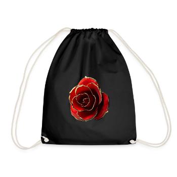 Red Roses for You! - Turnbeutel - Schwarz - Vorne