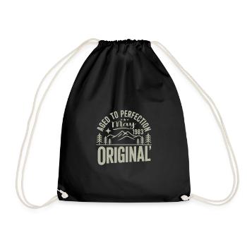 May 1983 – Legend of the Peaks and Mountains - Drawstring Bag - black - Front