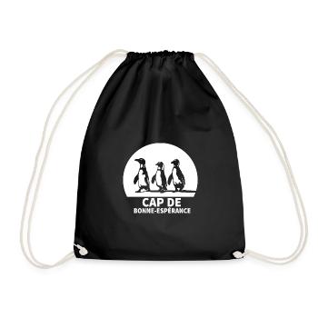 Cap de bonne espérance Afrique du sud - Sac de sport léger - noir - Devant