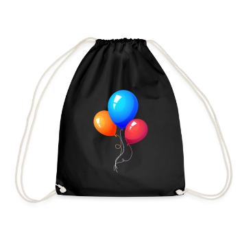 Happy Birthday - Drawstring Bag - black - Front