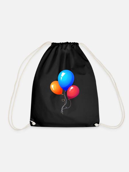 Happy Birthday - Drawstring Bag - black