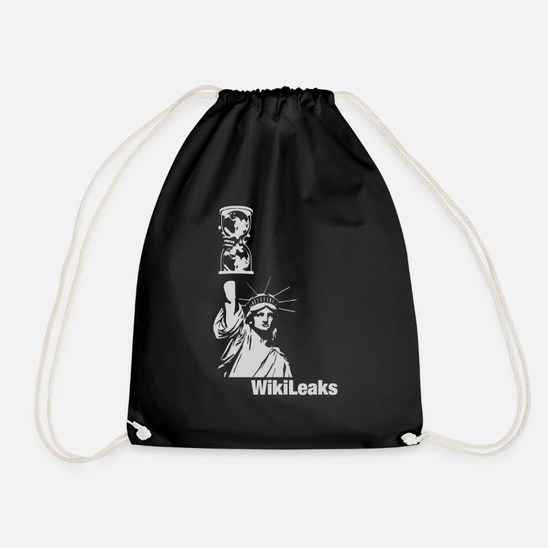 WikiLeaks Liberty - Drawstring Bag - black