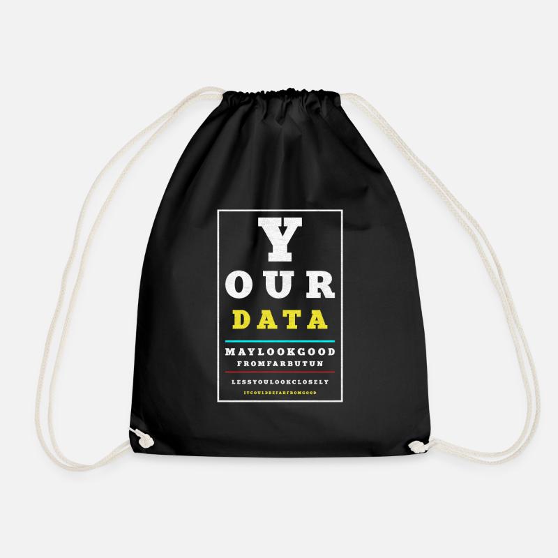 Data Analytics Data Engineering Funny Data - Turnbeutel - Schwarz