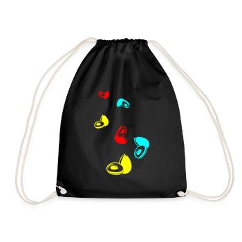 Symbole de l’avocat - Sac de sport léger - noir - Devant