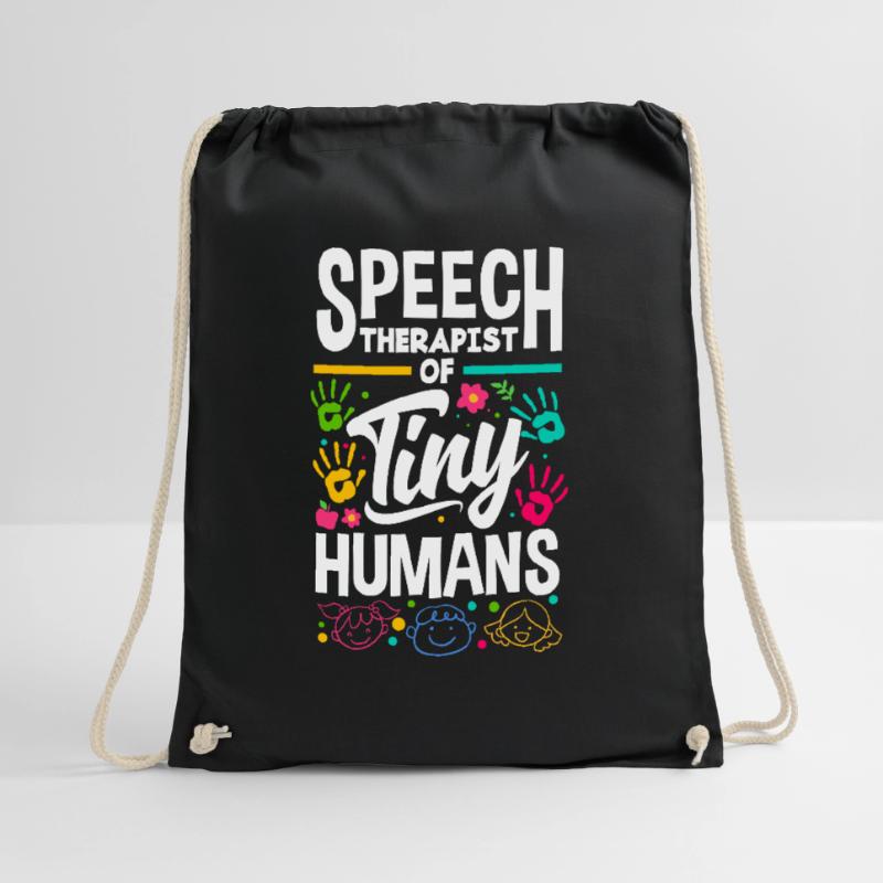Speech Language Pathologist Pediatric Speech Drawstring Bag