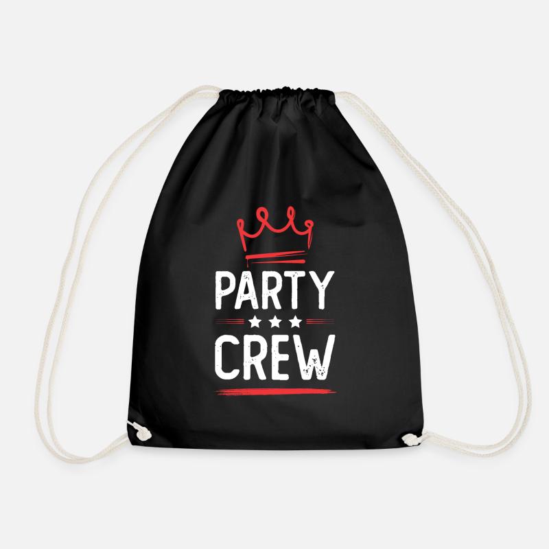 Party Crew - Turnbeutel - Schwarz