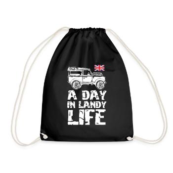 Une journée dans la vie de Landy - Sac de sport léger - noir - Devant
