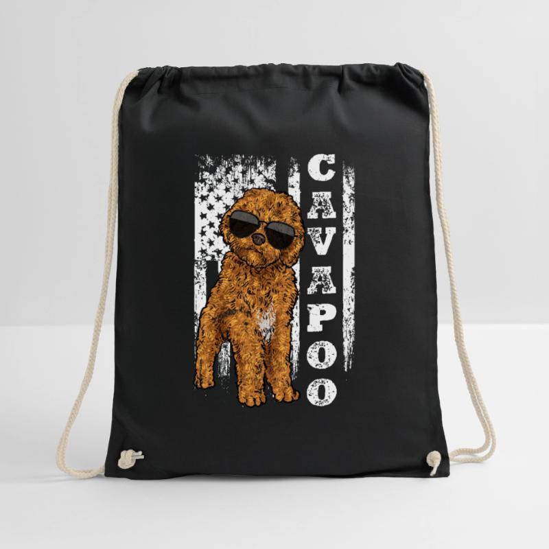 Cavapoo Cavoodle Capoodle Dog Drawstring Bag