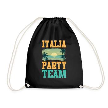 Équipe Italia Party - Sac de sport léger - noir - Devant