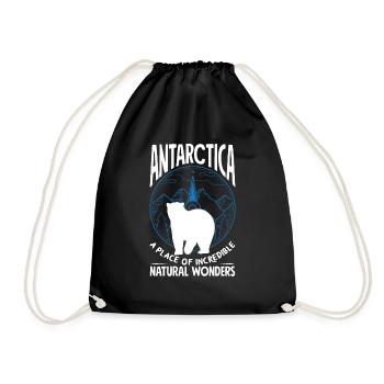 A place of incredible natural wonders Expedition - Drawstring Bag - black - Front
