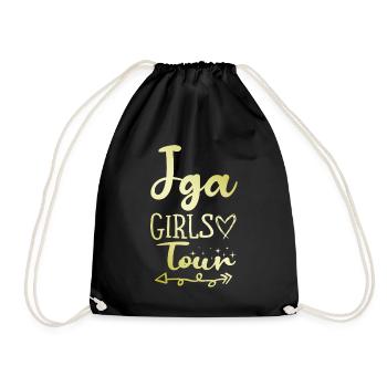 Jga Junggesellinnen Girls Tour - Turnbeutel - Schwarz - Vorne
