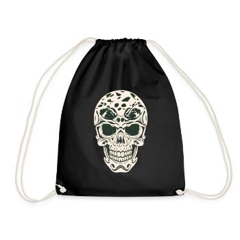 CRÂNE - Sac de sport léger - noir - Devant