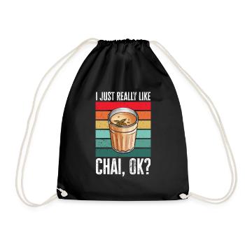 Thé Chai Masala Chai - Sac de sport léger - noir - Devant