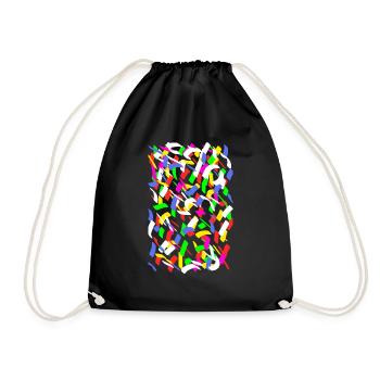 I'm not for papers - Drawstring Bag - black - Front