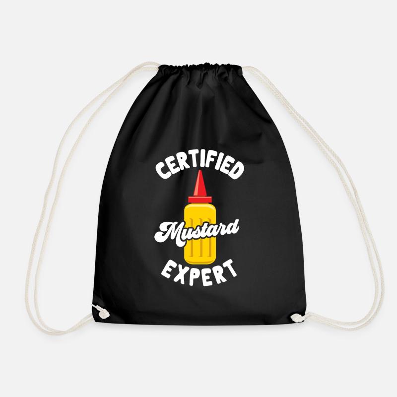 Senf Mustard - Turnbeutel - Schwarz