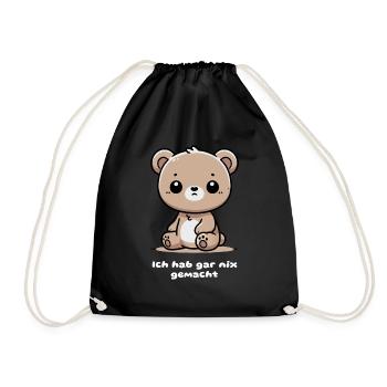I didn't do anything - Drawstring Bag - black - Front