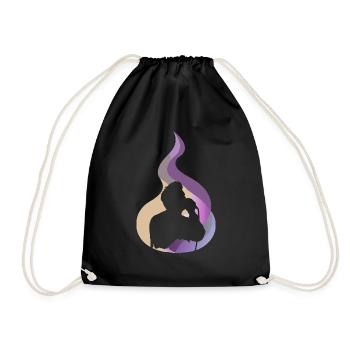 Karaoke Tenor Singing - Drawstring Bag - black - Front