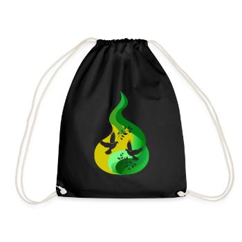 Dove of Peace Dove's Egg - Drawstring Bag - black - Front