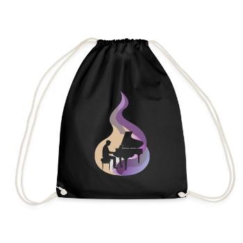 Instrument Symphonie Piano - Sac de sport léger - noir - Devant
