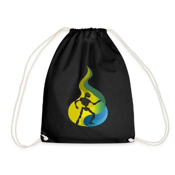 Robotique Cyborg - Sac de sport léger - noir - Devant