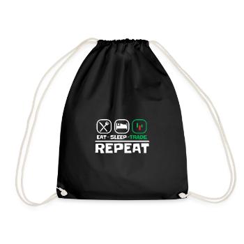 Manger le sommeil Trade Trading répété - Sac de sport léger - noir - Devant