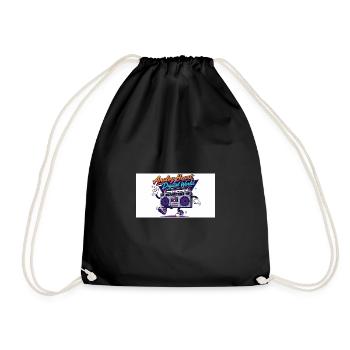 Analog Heart, Digital World - Drawstring Bag - black - Front