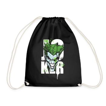 Joker Portrait - Drawstring Bag - black - Front