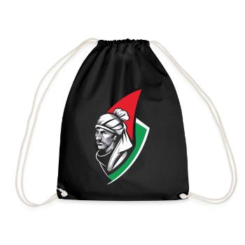 Pride in Palestine - A Coat of Arms for the Future - Drawstring Bag - black - Front