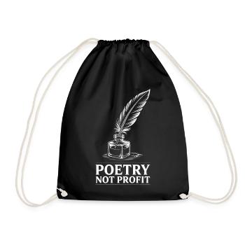 Logo Feather Ink de Poésie Sans Profit - Sac de sport léger - noir - Devant