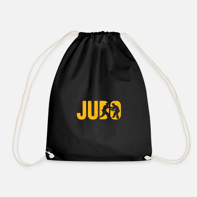 Judo - Drawstring Bag - black