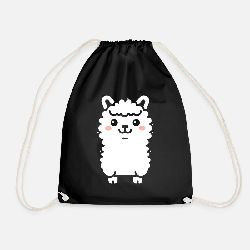 Baby-Lama - Turnbeutel - Schwarz