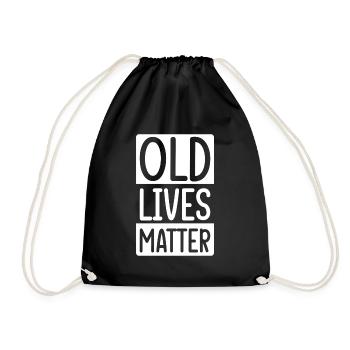 Pension de grand-mère Retraite - Sac de sport léger - noir - Devant