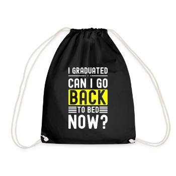 University Campus School Bachelor - Drawstring Bag - black - Front