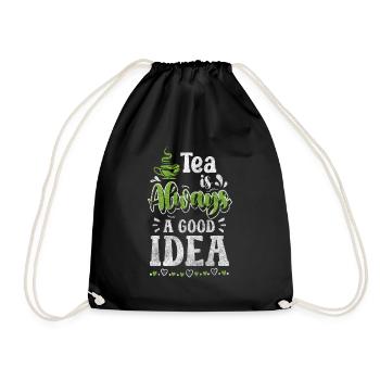 Thé Cozy Teacup Théière - Sac de sport léger - noir - Devant