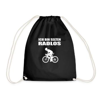 Fahrrad - Turnbeutel - Schwarz - Vorne