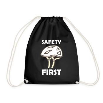 Casque de vélo Safety First - Sac de sport léger - noir - Devant